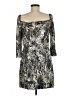 Rachel Zoe Metallic Silver Cocktail Dress Size 8 - photo 2