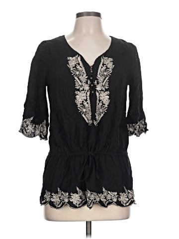 Love Stitch 3/4 Sleeve Blouse (view 1)