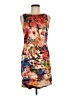 Nicole Miller Graphic Tan Cocktail Dress Size 8 - photo 1