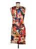 Nicole Miller Graphic Tan Cocktail Dress Size 8 - photo 2