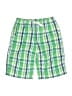 Hanna Andersson 100% Cotton Plaid Green Shorts Size 100 cm / US 3-4 - photo 1