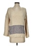 Alya 100% Polyester Color Block Tan Pullover Sweater Size S - photo 1