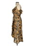 Iz Byer Paisley Yellow Cocktail Dress Size S - photo 5
