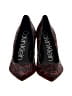 Calvin Klein Animal Print Burgundy Heels Size 9 - photo 2