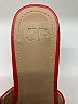Just Fab Color Block Red Sandals Size 8 - photo 3