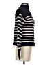 Topshop Stripes Blue Turtleneck Sweater Size 2 - photo 4