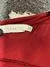 Lush 100% Polyester Burgundy 3/4 Sleeve Blouse Size L - photo 7
