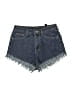 Missguided Blue Denim Shorts Size XS - photo 1