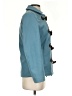 Gap Solid Blue Wool Coat Size XS - photo 4