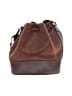 Brighton 100% Leather Solid Brown Leather Bucket Bag One size - photo 3