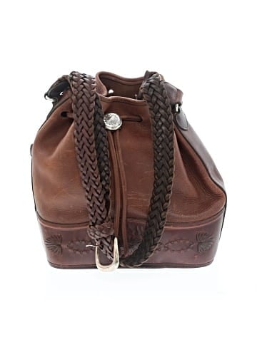 Brighton Leather Bucket Bag (view 1)