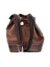 Brighton 100% Leather Solid Brown Leather Bucket Bag One size - photo 1