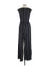 Emma & Michele Stripes Black Jumpsuit Size M - photo 2