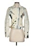 Blank NYC 100% Cotton Floral White Denim Jacket Size XS - photo 1
