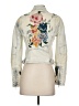 Blank NYC 100% Cotton Floral White Denim Jacket Size XS - photo 2