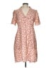 Primark Print Red Casual Dress Size 12 - photo 1