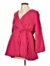 Motherhood 100% Polyester Pink Kimono Size Lg Maternity - photo 1