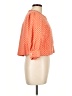 Tibi Polka Dots Orange Jacket Size 10 - photo 4