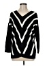 Venus 100% Acrylic Chevron-herringbone Black Pullover Sweater Size M - photo 1