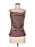 Glam Brown Sleeveless Blouse Size M - photo 1