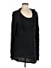 Chalet Black Long Sleeve Top Size M - photo 1