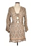 Cool Change Paisley Tan Casual Dress Size L - photo 1