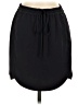 J.Crew 100% Polyester Solid Black Casual Skirt Size 0 (petite) - photo 1