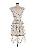 Walter Baker 100% Polyester Floral White Cocktail Dress Size 0 - photo 1