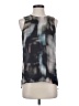 SW3 Bespoke 100% Polyester Gray Sleeveless Blouse Size S - photo 1