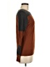 Worthington Color Block Brown Pullover Sweater Size M - photo 4