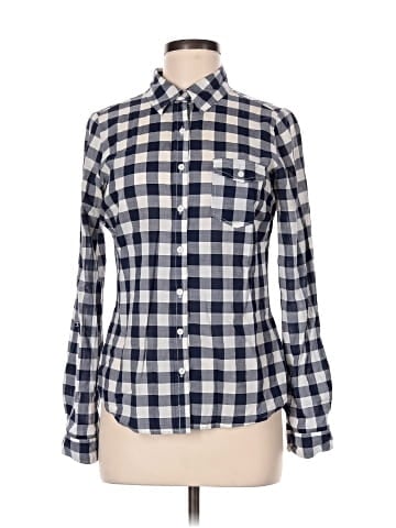 Girl Krazy Long Sleeve Button-Down Shirt (view 1)