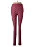 Lularoe Argyle Burgundy Leggings Size 1X (Tall & Curvy) - photo 1