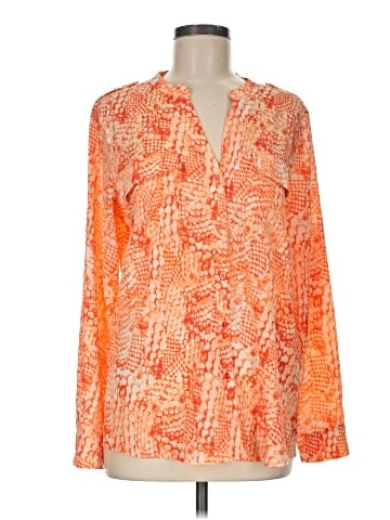Calvin Klein Long Sleeve Blouse (view 1)