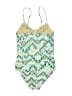 Old Navy Print Green One Piece Swimsuit Size L - photo 2