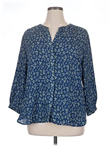 Jachs Girlfriend 3/4 Sleeve Blouse (view 1)