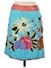 Etcetera Tropical Teal Casual Skirt Size 4 - photo 1