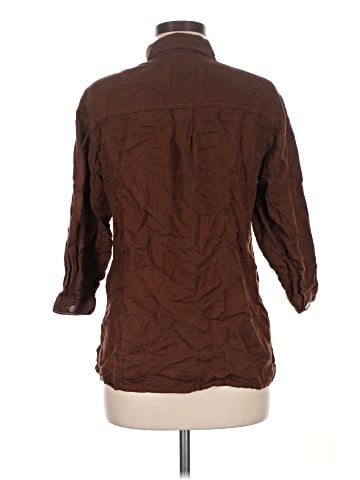 Chico's Design 3/4 Sleeve Button-Down Shirt (view 2)