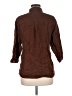 Chico's Design Brown 3/4 Sleeve Button-Down Shirt Size Med (1) - photo 2