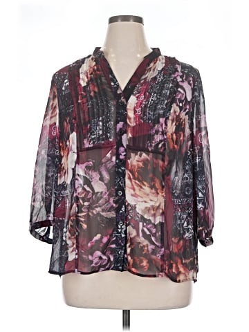 Cj Banks 3/4 Sleeve Blouse (view 1)