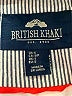 British Khaki 100% Cotton Chevron-herringbone Gray Blazer Size S - photo 6