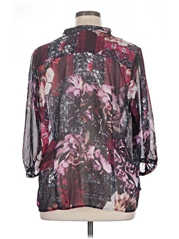 Cj Banks 3/4 Sleeve Blouse (view 2)