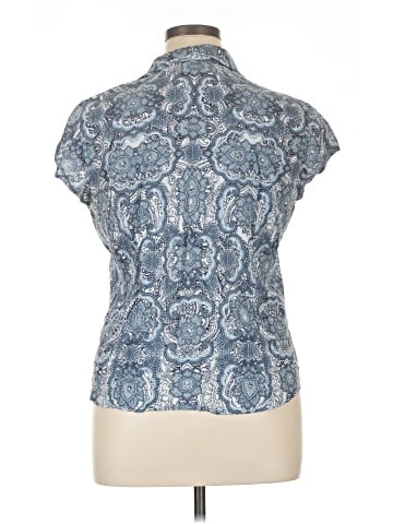 Liz & Co. Short Sleeve Blouse (view 2)