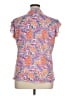 Caribbean Joe Paisley Pink Short Sleeve Blouse Size XL - photo 2