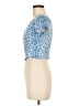 YMI Blue Short Sleeve Top Size M - photo 5
