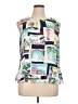 Talbots Green Sleeveless Blouse Size XL Petite - photo 1