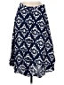 Talbots 100% Viscose Print Blue Casual Skirt Size 6 Petite - photo 1