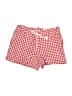 SO 100% Cotton Checkered-gingham Red Shorts Size 6 - 7 - photo 1