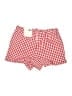 SO 100% Cotton Checkered-gingham Red Shorts Size 6 - 7 - photo 2