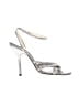 Charles David 100% Leather Silver Sandals Size 6 - photo 1