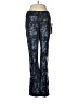 Lena Gabrielle Print Blue Active Pants Size 8 - photo 1